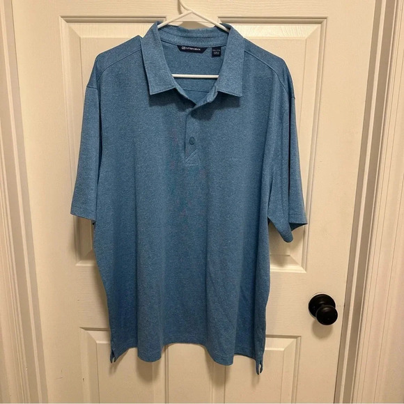 Cutter & Buck Other - Cutter & Buck Men's Blue Forge Heather Polo Size XXL